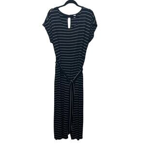 Old Navy Womens Jumpsuit XL Stretch Wide Leg Event Party Relaxed Feminine Dressy